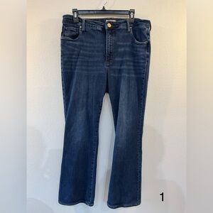 Kut from the Kloth Dark Blue Straight Leg Jeans